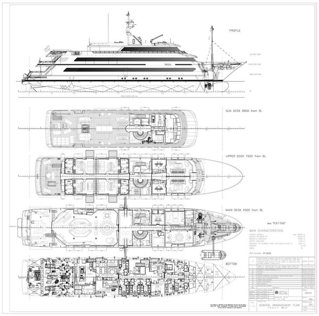 KATINA 196ft Brodosplit Yacht For Sale
